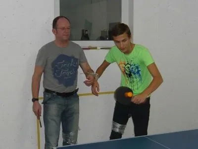 Tischtennis-Wickelfolien-Turnier  Bild 7